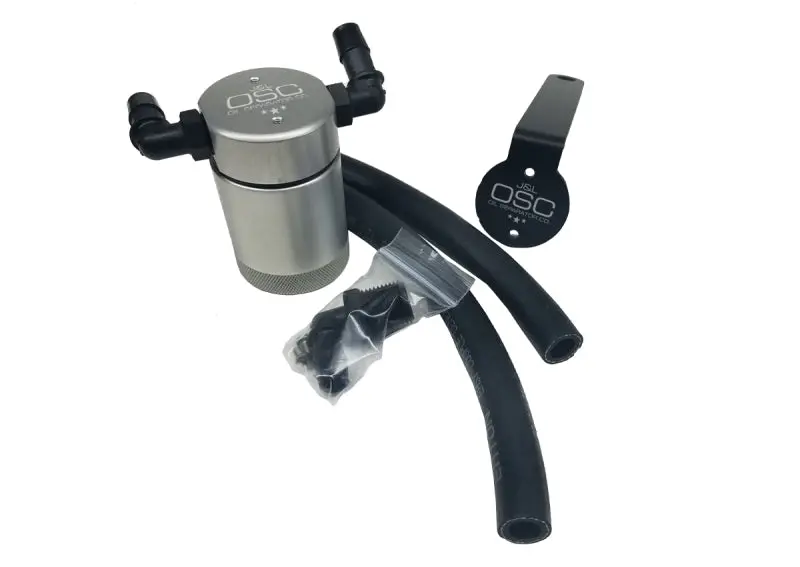 J&L 99-04 Ford Mustang Svt Cobra Passenger Side Oil Separator 3.0 - Clear Anodized 1