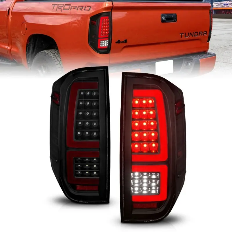 Anzo 2014-2021 Toyota Tundra Led Taillights Black Housing/Smoke Lens 1