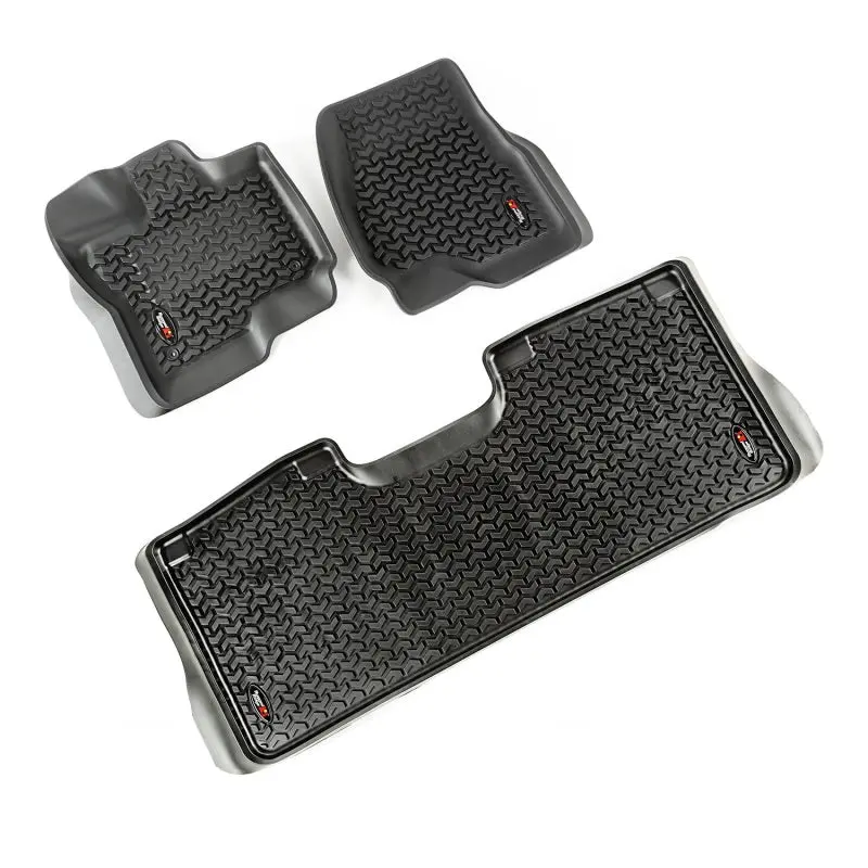 Rugged Ridge Floor Liner Front/Rear Black 2015-2017 Ford F-150 / Raptor 1