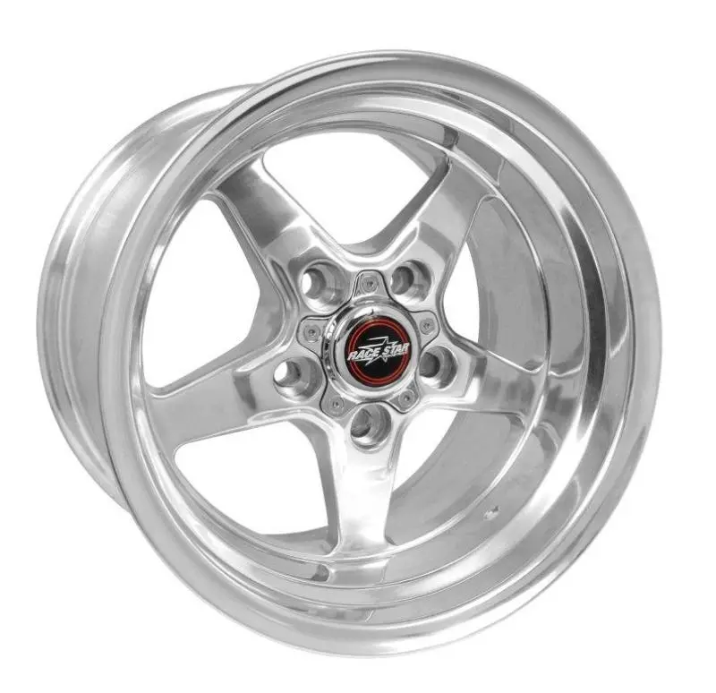 Race Star 92 Drag Star 15X10.00 5X4.75Bc 5.50Bs Direct Drill Polished Wheel 1
