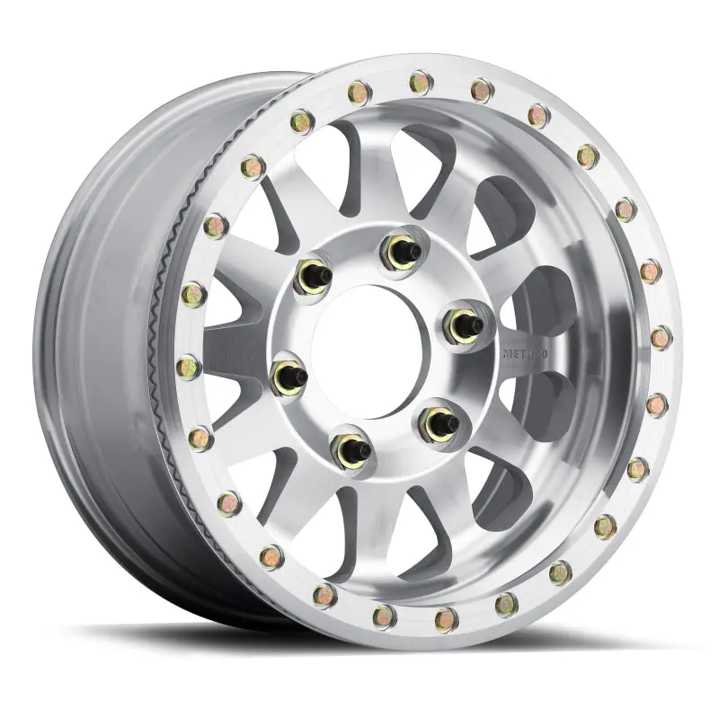 Method Mr101 Beadlock 17X9 -12Mm Offset 6X135 87Mm Cb Raw Machined W/Bh-H24125 Wheel 1