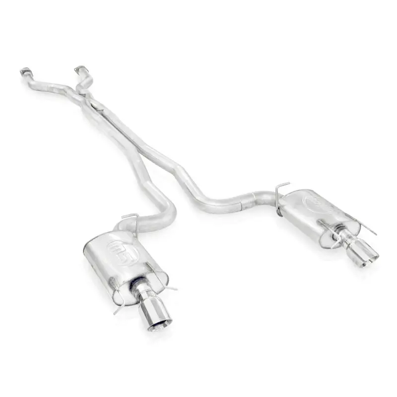 Stainless Works 2009-15 Cadillac Cts-V Sedan 3In Catback System X-Pipe S-Tube Mufflers 4In Tips 2