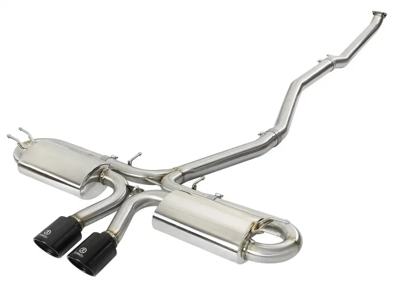 Afe Takeda 3In 304 Ss Cat-Back Exhaust W/ Dual Center Black Tips 17+ Honda Civic Si (2Dr) I4 1.5L 1