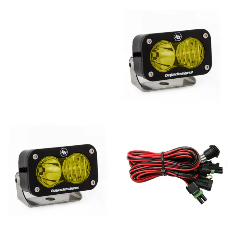 Baja Designs S2 Pro Wide Cornering Pair - Led Amber 1