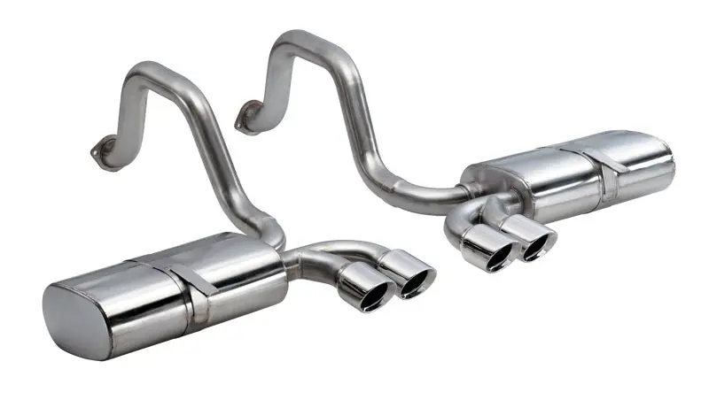 Corsa 97-04 Chevrolet Corvette C5 Z06 5.7L V8 Polished Sport Axle-Back Exhaust 2