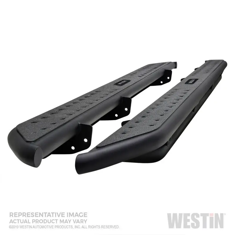 Westin 2020 Jeep Gladiator Outlaw Nerf Step Bars - Textured Black 1
