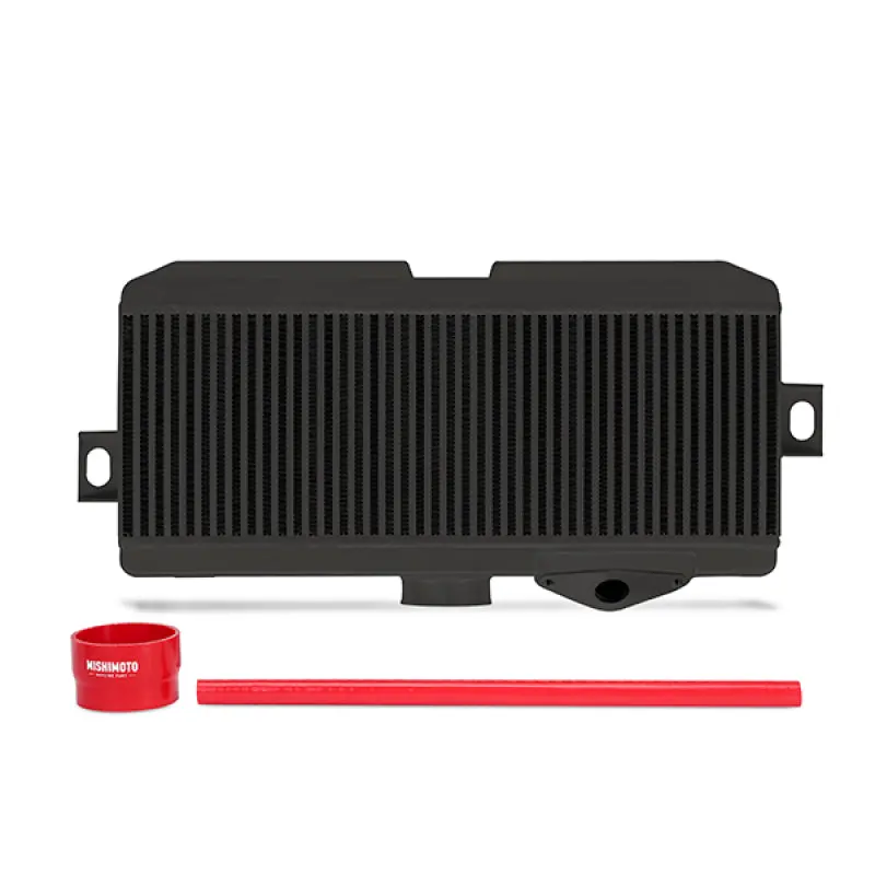 Mishimoto Subaru 08-21 Wrx Sti Top-Mount Intercooler Kit - Powder Coated Black & Red Hoses 1
