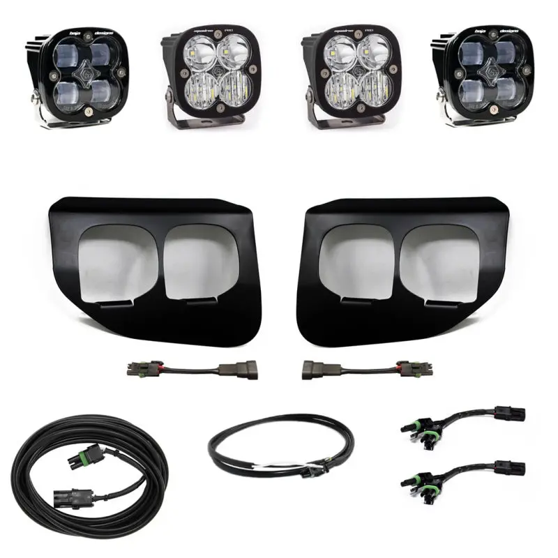 Baja Designs Ford Super Duty (20-On) Fog Lights Dual Fpk Sae/Pro Dc Baja Designs W/Upfitter 2