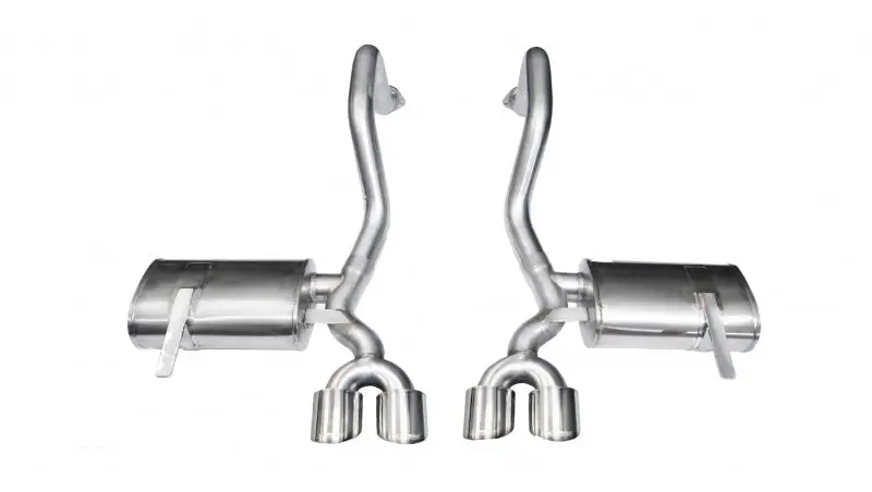 Corsa 97-04 Chevrolet Corvette C5 Z06 5.7L V8 Polished Xtreme Axle-Back Exhaust 2