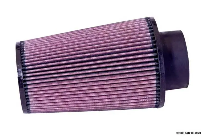 K&N Universal Rubber Filter 3 1/2Inch Id Flg / 6Inch Base / 4-5/8Inch Top / 9Inch Height 1
