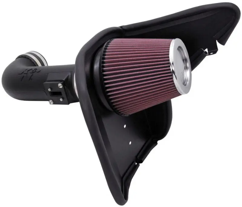 K&N 10 Chevy Camaro 6.2L V8 Aircharger Performance Intake 1