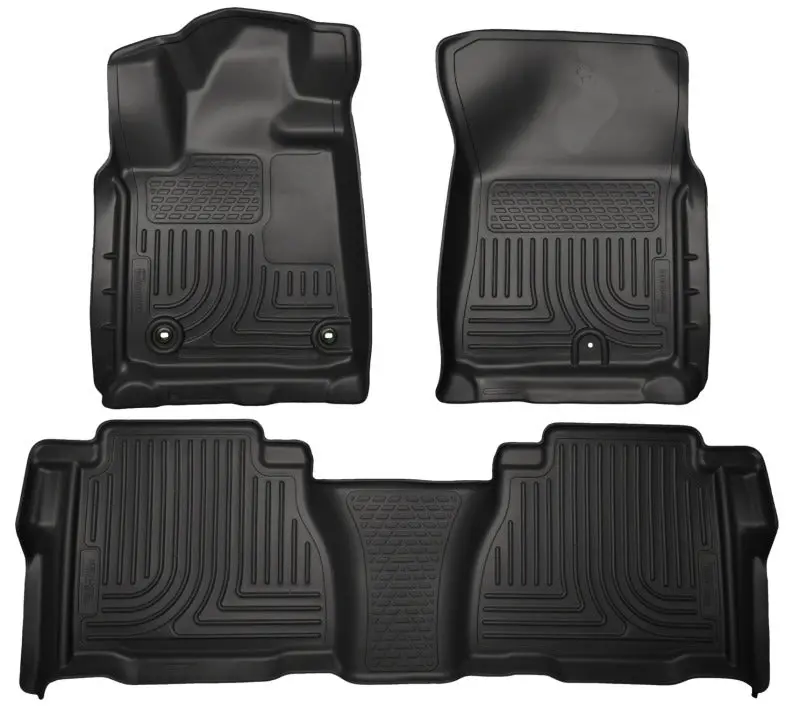 Husky Liners 12-13 Toyota Tundra Weatherbeater Black Front & 2Nd Seat Floor Liners 2