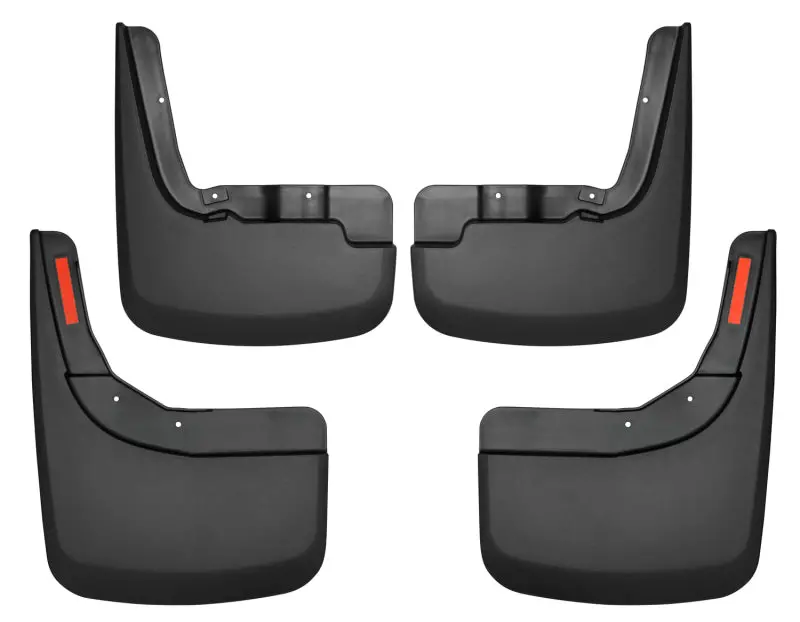 Husky Liners 2019 Chevrolet Silverado 1500 Front And Rear Mud Guards - Black 1