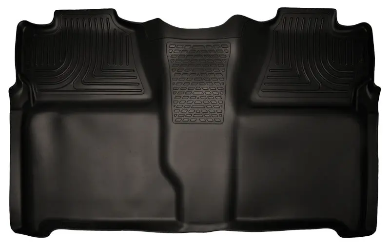 Husky Liners 07-13 Chevy Silverado 1500/2500Hd Crew Cab Pu Weatherbeater Black 2Nd Seat Floor Liner 2