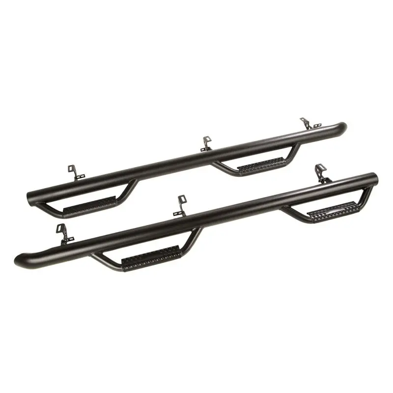 Rugged Ridge Spartan Nerf Bar Textured Black 18-20 Jeep Wrangler Jl 4 Door 1