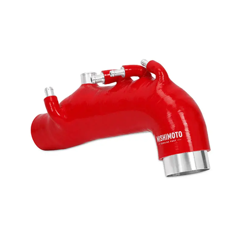 Mishimoto 08 Subaru Wrx Red Silicone Induction Hose 2