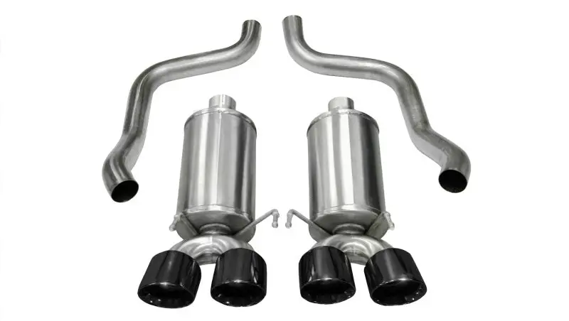 Corsa 05-08 Chevrolet Corvette C6 6.0L V8 Black Xtreme Axle-Back Exhaust 1