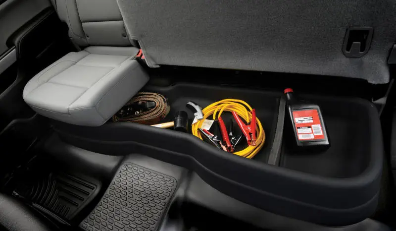Husky Liners 2019 Chevrolet Silverado 1500 Crew Cab Pickup Gearbox Under Seat Storage Box 2