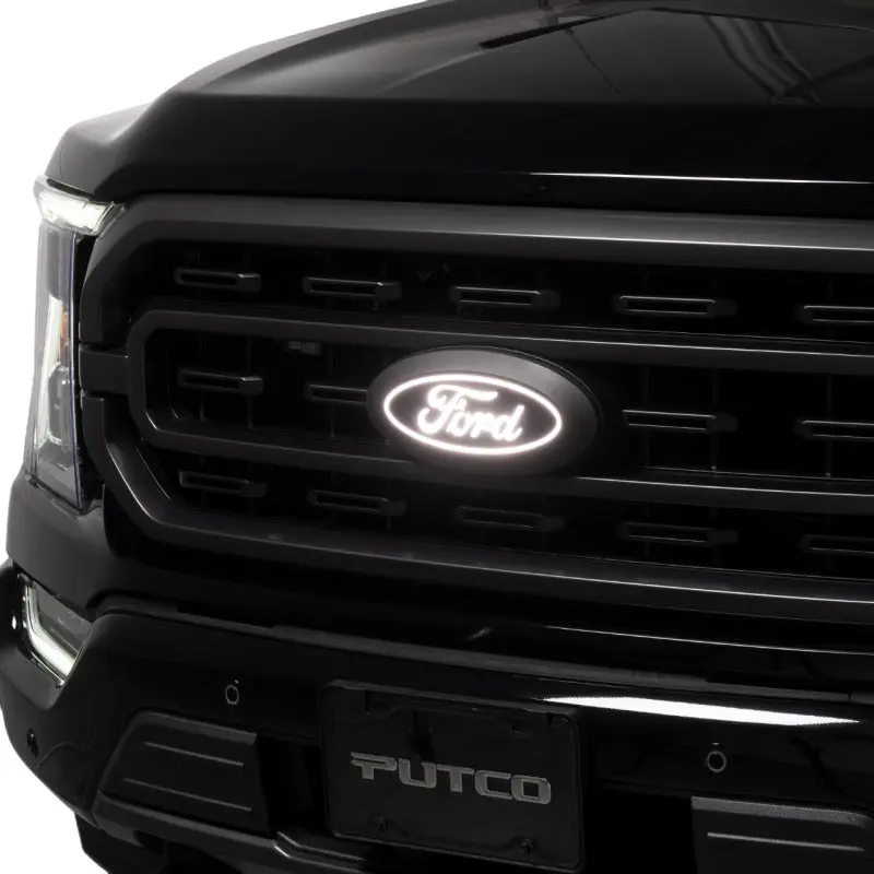 Putco 2023 Ford F-150 Front Luminix Ford Led Emblem - W/Camera Cutout W/O Spray Washer 1