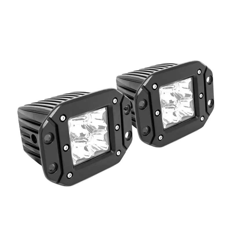 Westin Fm4q 3W Osram W/Mounting Hardware And Pigtail Connectors (Set Of 2) - Black 2