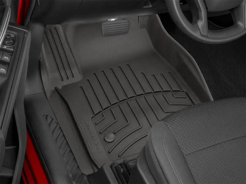 Weathertech 19-25 Chevy Silverado Double Cab Bench Front Floorliner Hp - Black 1