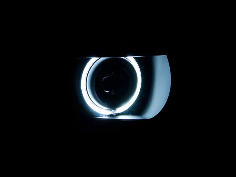 Anzo 2010-2013 Chevrolet Camaro Projector Headlights W/ Halo Black (Ccfl) 2