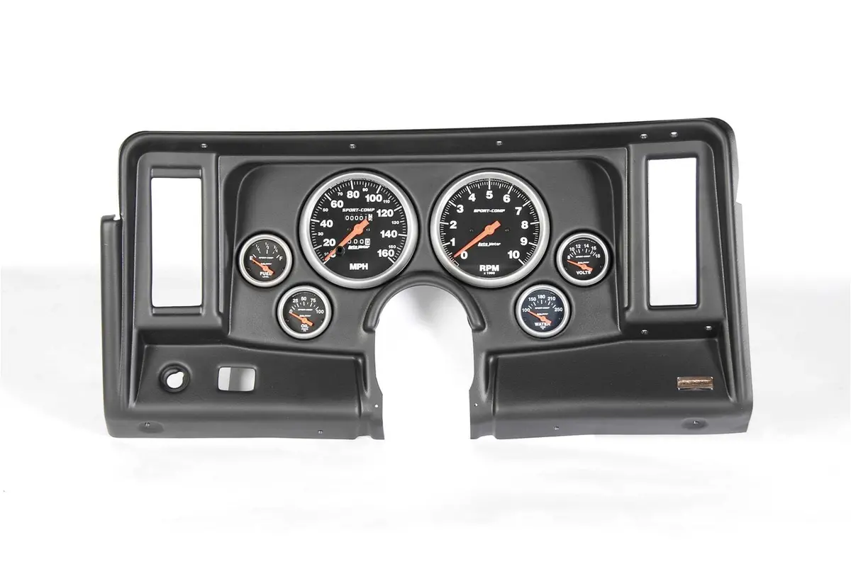 Classic Thunder Road Custom Instrument Panel Featuring Autometer Gauges – Model 714700813 2