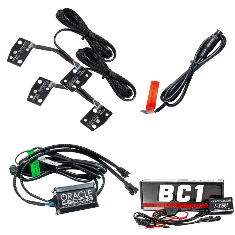 Oracle 2021 Ford Bronco Drl Upgrade W/ Halo Kit - Colorshift W/ Bc1 Controller 1