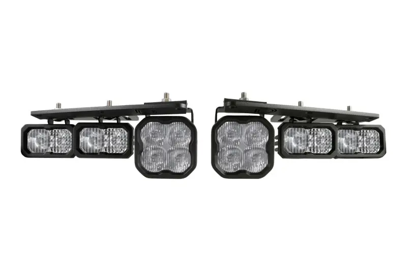 Diode Dynamics 21-Up Ford Bronco Stage Series Fog Pocket Kit - White Max 1