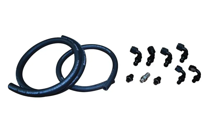 Fleece Performance 03-07 Dodge 5.9L Cummins Fuel Distribution Block Hose And Fitting Kit 1