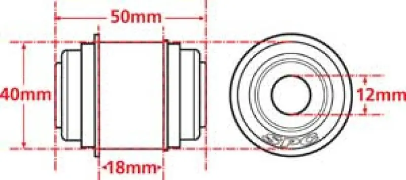 Spc Performance X Axis Sealed Flex Joint For Mustang Cobra 2