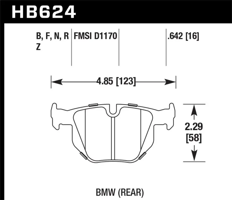 Hawk 06 Bmw 330I/330Xi / 07-09 335I / 07-08 335Xi / 09 335D / 08-09 328I Performance Ceramic Street 1