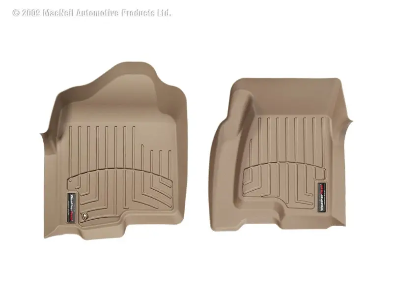 Weathertech 99-00 Chevrolet Silverado Crew Cab Front Floorliner - Tan 2