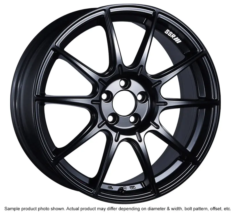 Ssr Gtx01 17X8 5X114.3 45Mm Offset Flat Black Wheel 1