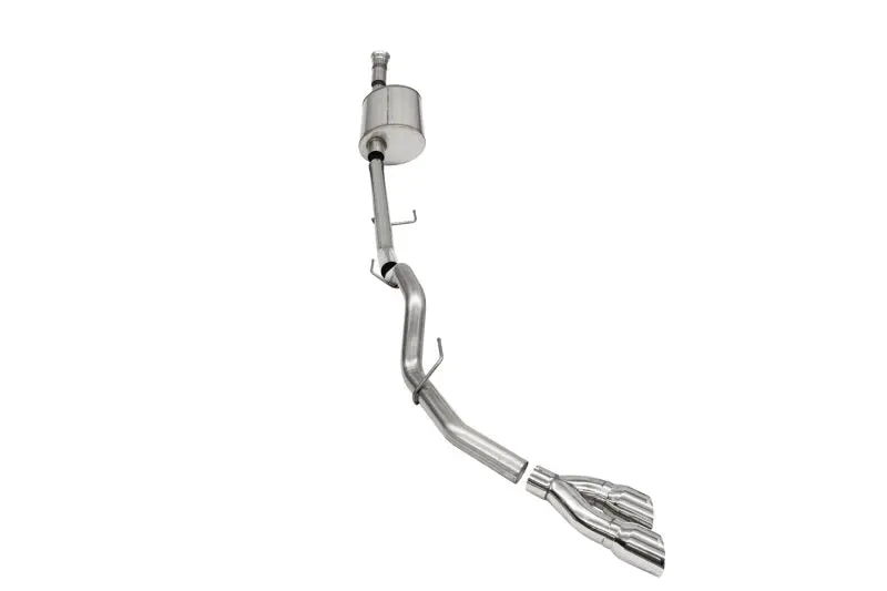 Corsa 2021-2022 Ford F-150 Supercab/6.5In Bed 5.0L V8 Sport Cat-Back Single Side Exit-Polished 1
