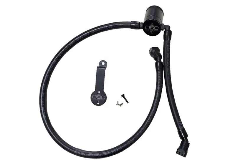 J&Amp;L 18-23 Jeep Wrangler Jl 3.6L Driver Side Oil Separator 3.0 - Black Anodized 1