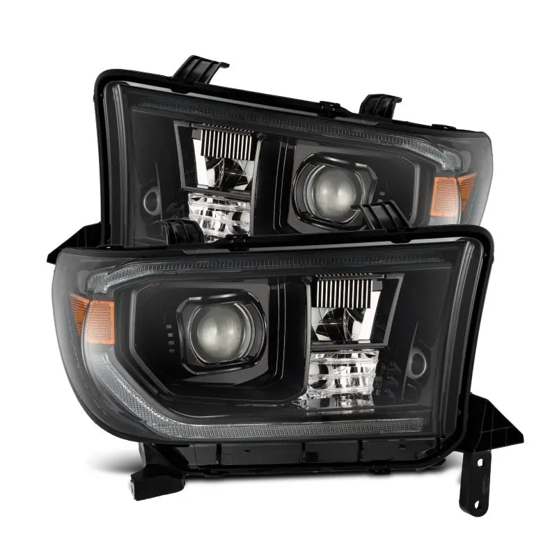 Alpharex 07-13 Toyota Tundra/08-17 Toyota Sequoia G2 Pro-Series Projector Headlights Alpha-Black 1
