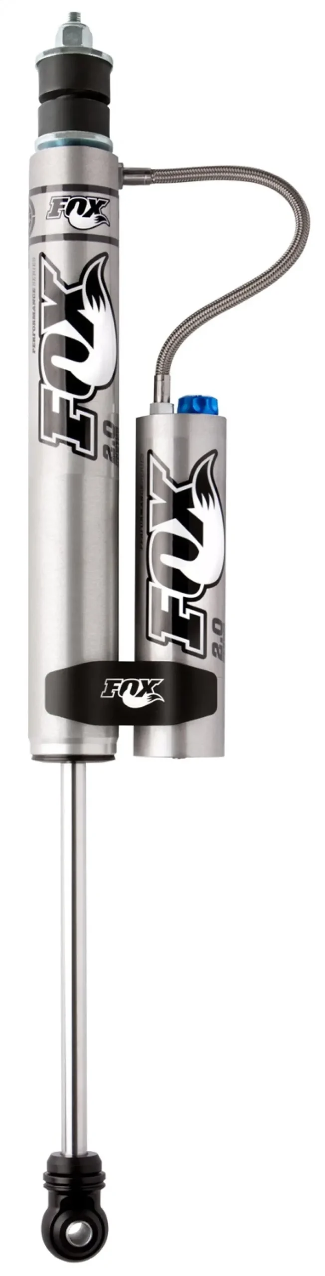 Fox 17-18 Ford F250 2.0 Perf Series Smooth Body Remote Res. Rear Shock - 4-6In Lift 2