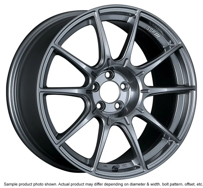 Ssr Gtx01 18X9.5 5X114.3 40Mm Offset Dark Silver Wheel 1