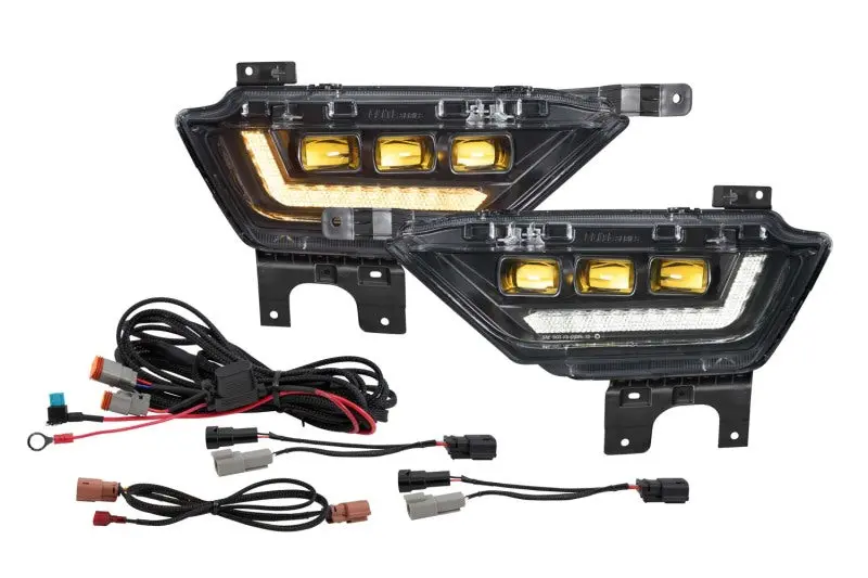 Diode Dynamics 21-23 Ford F-150 Elite Fog Lamps - Yellow 1