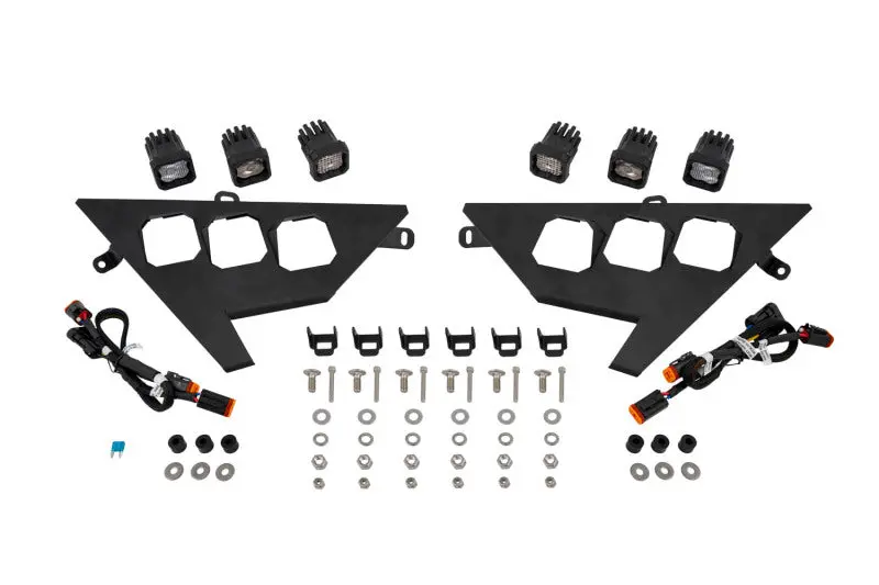 Diode Dynamics 20-Present Polaris Rzr C1 Headlamp Kit Sport - White Abl (Pair) 1