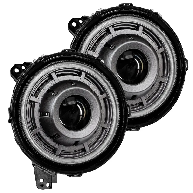 Oracle Oculus Bi-Led Projector Headlights For Jeep Jl/Gladiator Jt - Graphite Metallic - 5500K 1