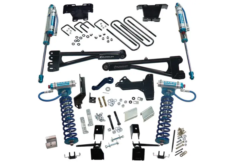 Superlift 17-19 Ford F-250 Sd 4Wd (Diesel) 6In Radius Arm Lift Kit King Fr Coils/Rr Reservoir Shocks 1