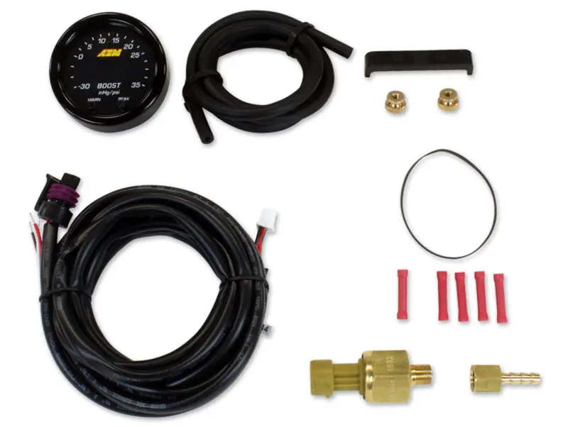 Aem X-Series Boost Pressure -30Inhg 60Psi Gauge Kit 1