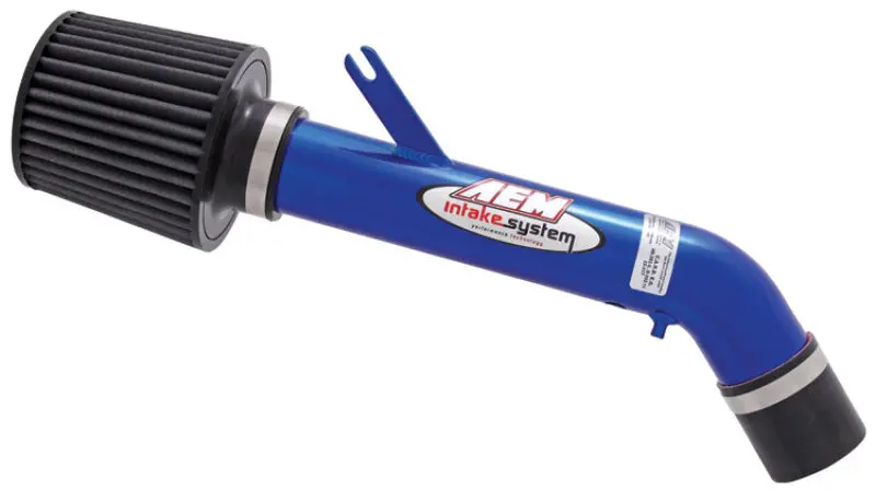 Aem 99-00 Honda Civic Si Blue Short Ram Intake 1