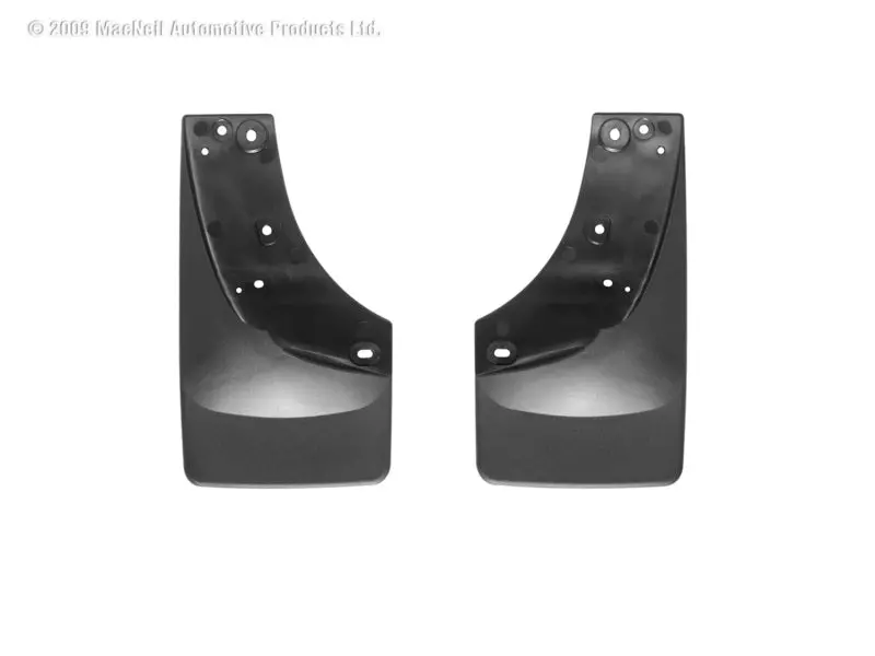 Weathertech 07 Chevrolet Sliverado Classic No Drill Mudflaps - Black 2