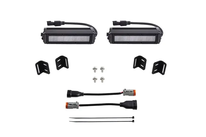 Diode Dynamics 2022 Toyota Tundra Ss6 Led Fog Light Kit - White Wide 1