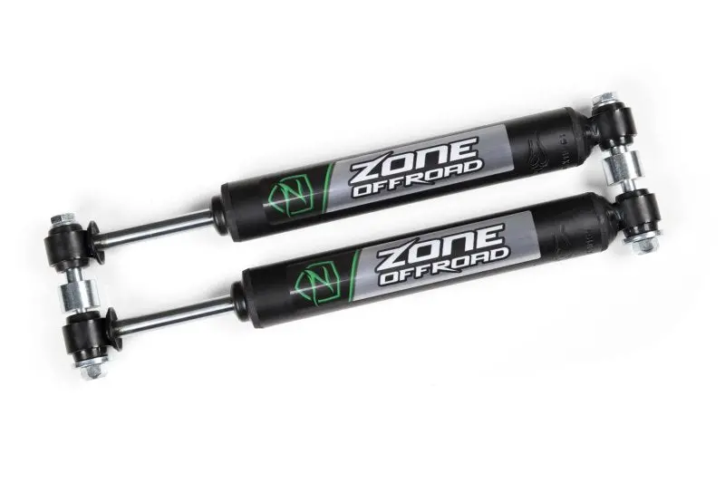 Zone Offroad 2013 Ram 3500 Dual Steering Stabilizer - Black 1
