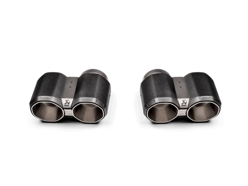 Akrapovic 2021+ Bmw M3 (G80)/M4 (G82) Tail Pipe Set (Octagonal Carbon Design) 1