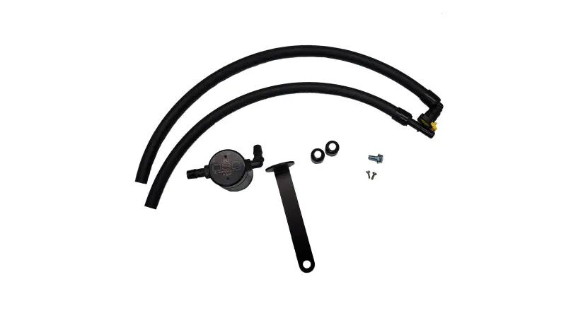 J&L 21-21.5 Ford Bronco 2.3L Ecoboost Passenger Side 3.0 Oil Separator - Black Anodized 1